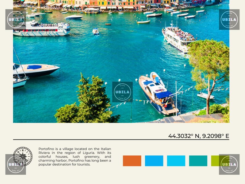 Prawdziwe zdjęcie, wydruk z Portofino, sztuka ścienna z Portofino, plakat z Portofino, zdjęcie z Portofino, wydruk plakatu z Portofino, wystrój Portofino, Włochy zdjęcie 6