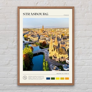 Real Photo, Strasbourg Print, Strasbourg Wall Art, Strasbourg Poster, Strasbourg Photo, Strasbourg Poster Print, Strasbourg Decor, France