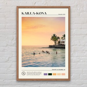 Echte foto, Kailua-Kona-afdruk, Kailua-Kona-kunst, Kailua-Kona-poster, Kailua-Kona-foto, Kailua-Kona-posterafdruk, Kailua-Kona-decor