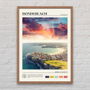 Echte foto, Bondi Beach-afdruk, Bondi Beach-kunst, Bondi Beach-poster, Bondi Beach-foto, Bondi Beach-posterafdruk, Bondi Beach-decor