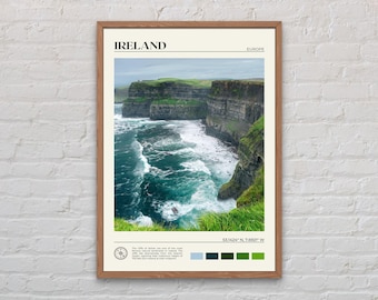 Echtes Foto, Irland Druck, Irland Wandkunst, Irland Poster, Irland Foto, Irland Posterdruck, Irland Wanddekor, UK Poster
