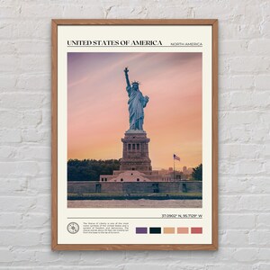 Foto real, impressão dos Estados Unidos da América, arte dos Estados Unidos, pôster dos Estados Unidos, foto dos Estados Unidos, impressão de pôster dos Estados Unidos