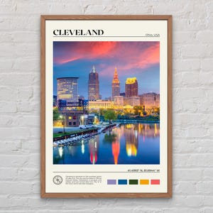 Real Photo, Cleveland Print, Cleveland Wall Art, Cleveland Poster, Cleveland Photo, Cleveland Poster Print, Cleveland Wall Decor
