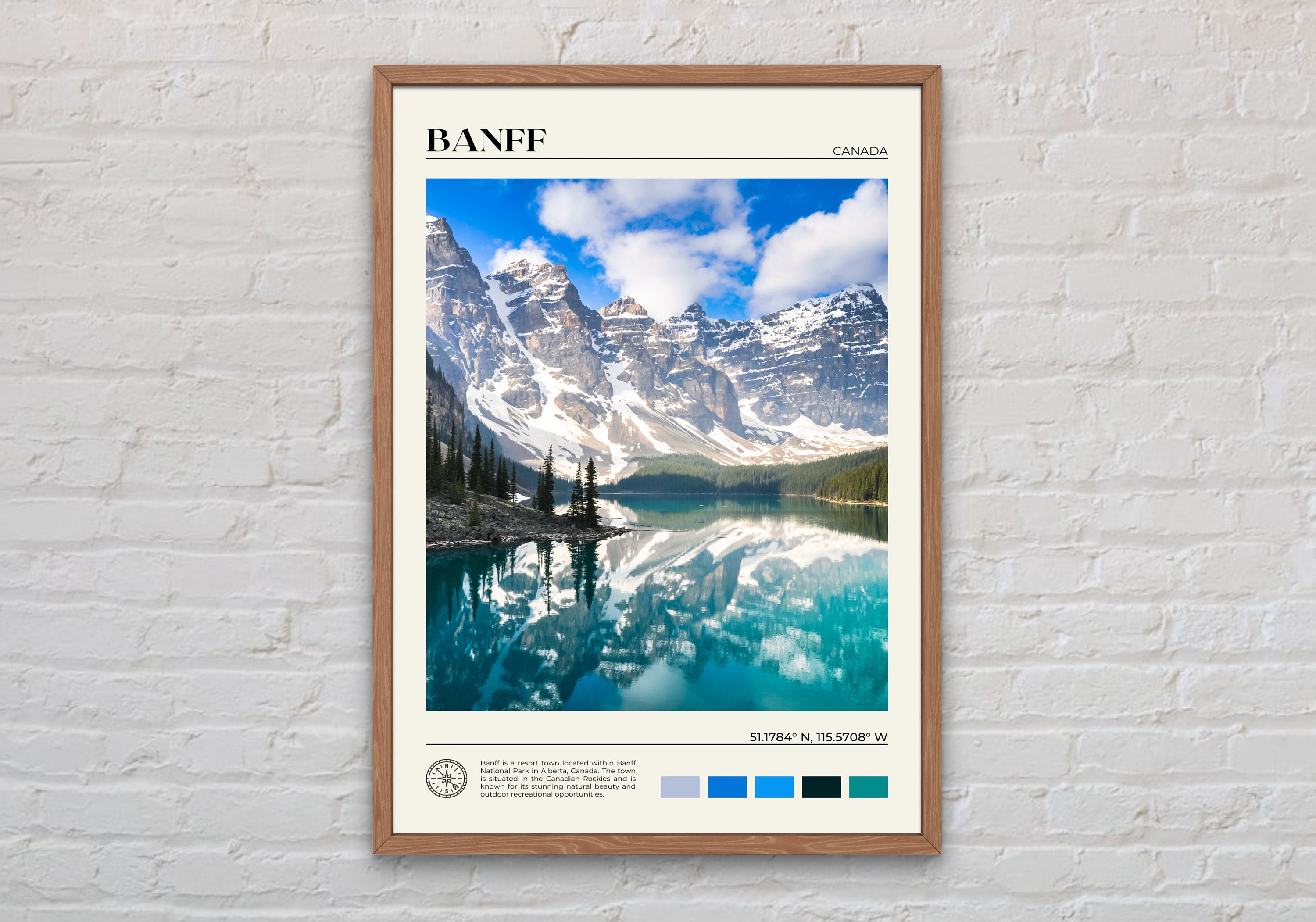 Poster Banff - Etsy