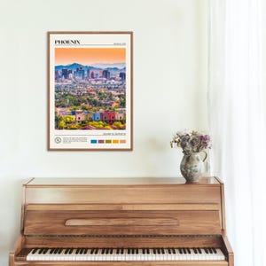 Echte foto, Phoenix-afdruk, Phoenix-muurkunst, Phoenix-poster, Phoenix-foto, Phoenix-posterafdruk, Phoenix-muurdecoratie, Arizona-afdruk afbeelding 4