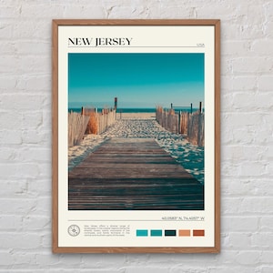 Echte foto, New Jersey-afdruk, New Jersey-kunst, New Jersey-poster, New Jersey-foto, New Jersey-posterafdruk, decor New Jersey, Verenigde Staten