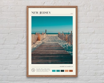 Echtes Foto, New Jersey Print, New Jersey Kunst, New Jersey Poster, New Jersey Foto, New Jersey Poster Print, New Jersey Decor, USA