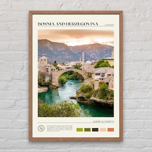 Real Photo, Bosnia and Herzegovina Print, Bosnia and Herzegovina Wall Art, Bosnia and Herzegovina Poster, Europe Poster Print