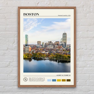 Echtes Foto, Boston Print, Boston Wandkunst, Boston Poster, Boston Foto, Boston Poster Druck, Boston Wanddekor, Massachusetts Poster