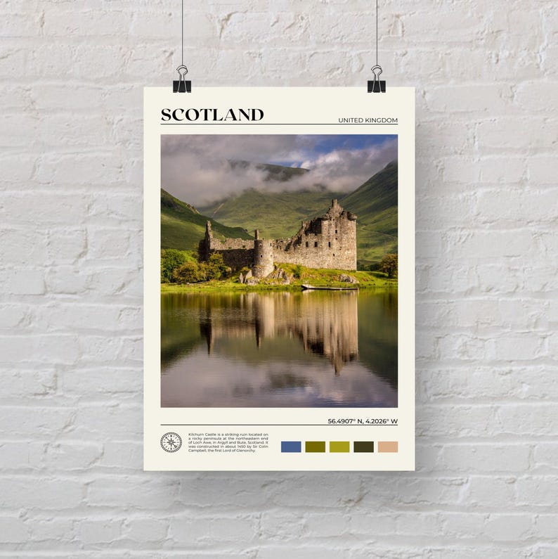 Real Photo, Scotland Print, Scotland Wall Art, Scotland Poster, Scotland Photo, Scotland Poster Print, Scotland Wall Decor, UK Print image 5