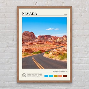Echtes Foto, Nevada Druck, Nevada Wandkunst, Nevada Poster, Nevada Foto, Nevada Poster Druck, Nevada Wanddekor, USA Poster