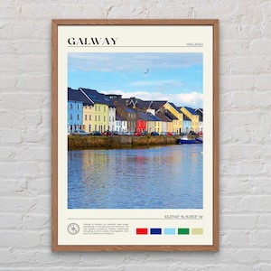 Real Photo, Galway Print, Galway Wall Art, Galway Poster, Galway Photo, Galway Poster Print, Galway Wall Decor, Ireland Poster Print