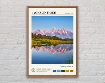 Real Photo, Jackson Hole Print, Jackson Hole Wall Art, Jackson Hole Poster, Jackson Hole Photo, Jackson Hole Wall Decor, Wyoming