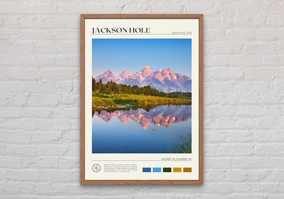 Real Photo, Jackson Hole Print, Jackson Hole Wall Art, Jackson Hole Poster, Jackson Hole Photo, Jackson Hole Wall Decor, Wyoming
