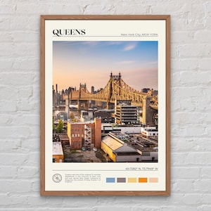 Real Photo, Queens Print, Queens Wall Art, Queens Poster, Queens Photo, Queens Poster Print, Queens Wall Decor, New York Poster Print