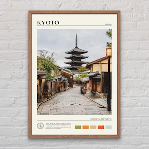 Real Photo, Kyoto Print, Kyoto Wall Art, Kyoto Poster, Kyoto Photo, Kyoto Poster Print, Kyoto Wall Decor, Japan Poster, Japan Print image 1