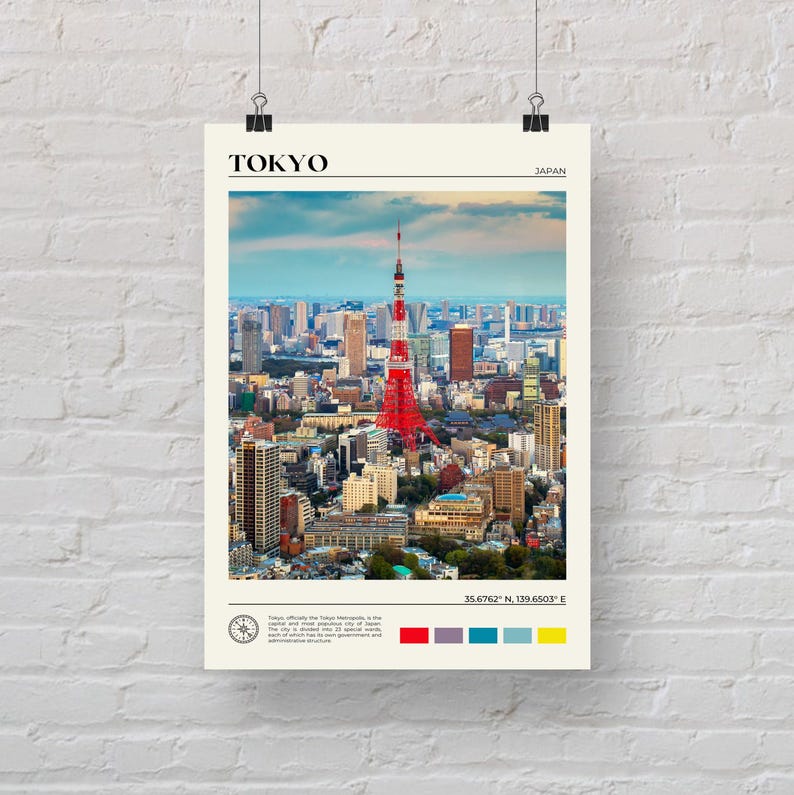 Real Photo, Tokyo Print, Tokyo Wall Art, Tokyo Poster, Tokyo Photo, Tokyo Poster Print, Tokyo Wall Decor, Japan Poster Print, Asia image 5