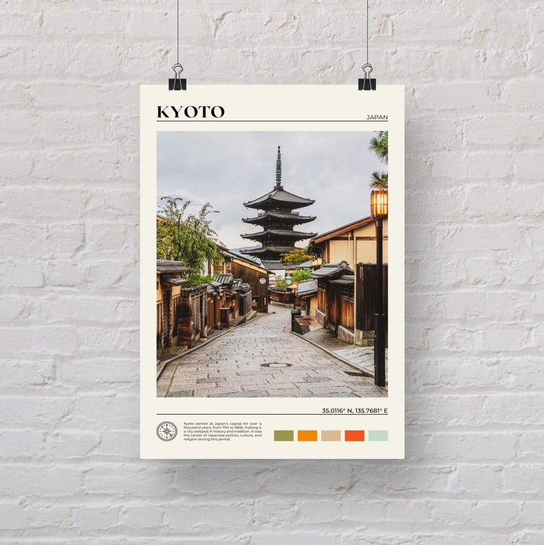 Real Photo, Kyoto Print, Kyoto Wall Art, Kyoto Poster, Kyoto Photo, Kyoto Poster Print, Kyoto Wall Decor, Japan Poster, Japan Print image 5