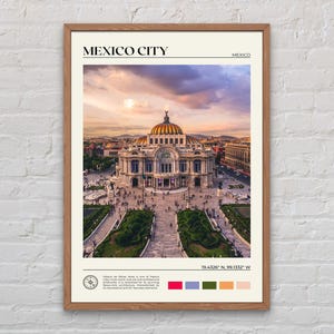 Foto reale, stampa di Città del Messico, arte di Città del Messico, poster di Città del Messico, foto di Città del Messico, stampa di poster di Città del Messico, decorazioni di Città del Messico