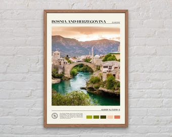 Real Photo, Bosnia and Herzegovina Print, Bosnia and Herzegovina Wall Art, Bosnia and Herzegovina Poster, Europe Poster Print