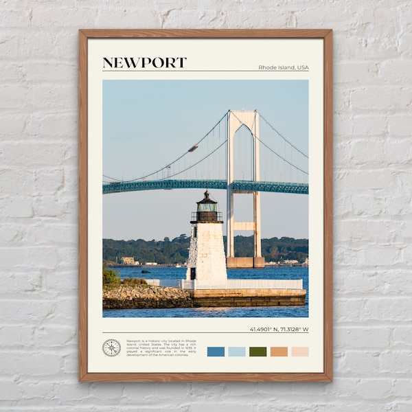 Real Photo, Newport Print, Newport Wall Art, Newport Poster, Newport Photo, Newport Wall Decor, Rhode Island Print, USA Poster Print