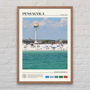 Real Photo, Pensacola Print, Pensacola Wall Art, Pensacola Poster, Pensacola Photo, Pensacola Poster Print, Pensacola Wall Decor