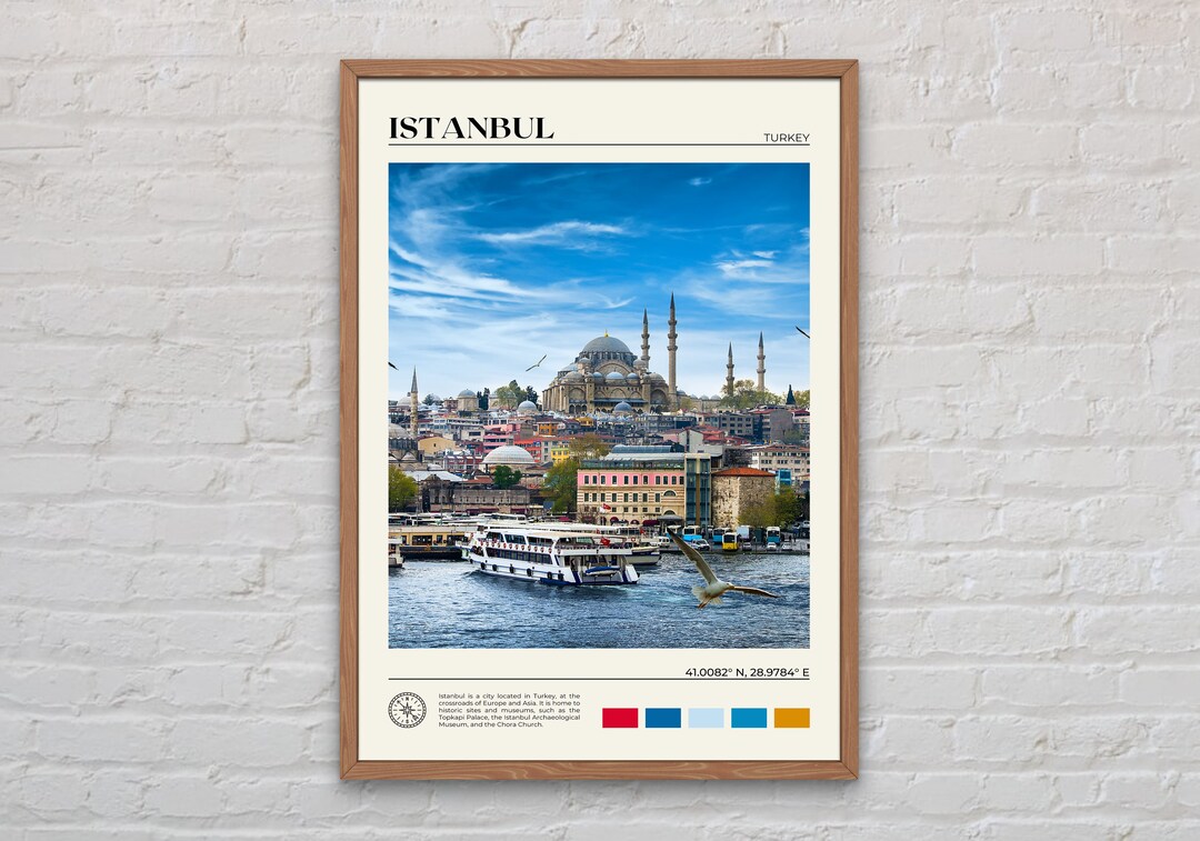 Real Photo, Istanbul Print, Istanbul Wall Art, Istanbul Poster, Istanbul Photo, Istanbul Poster