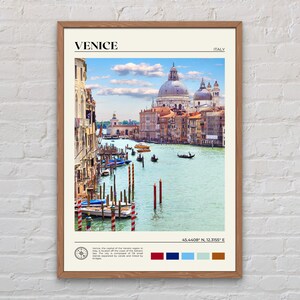 Foto real, impressão de Veneza, arte de parede de Veneza, pôster de Veneza, foto de Veneza, impressão de pôster de Veneza, decoração de parede de Veneza, impressão de pôster da Itália