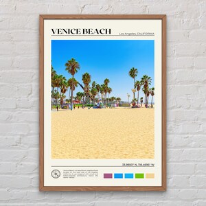 Echtes Foto, Venice Beach Druck, Venice Beach Wandkunst, Venice Beach Poster, Venice Beach Foto, Venice Beach Poster, Kalifornien