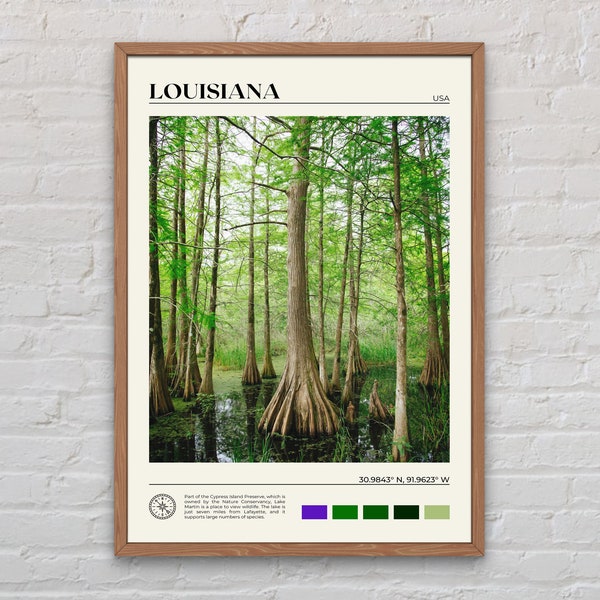 Louisiana Wall Art Etsy