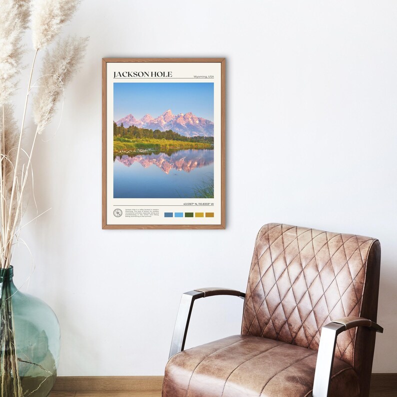 Real Photo, Jackson Hole Print, Jackson Hole Wall Art, Jackson Hole Poster, Jackson Hole Photo, Jackson Hole Wall Decor, Wyoming image 2