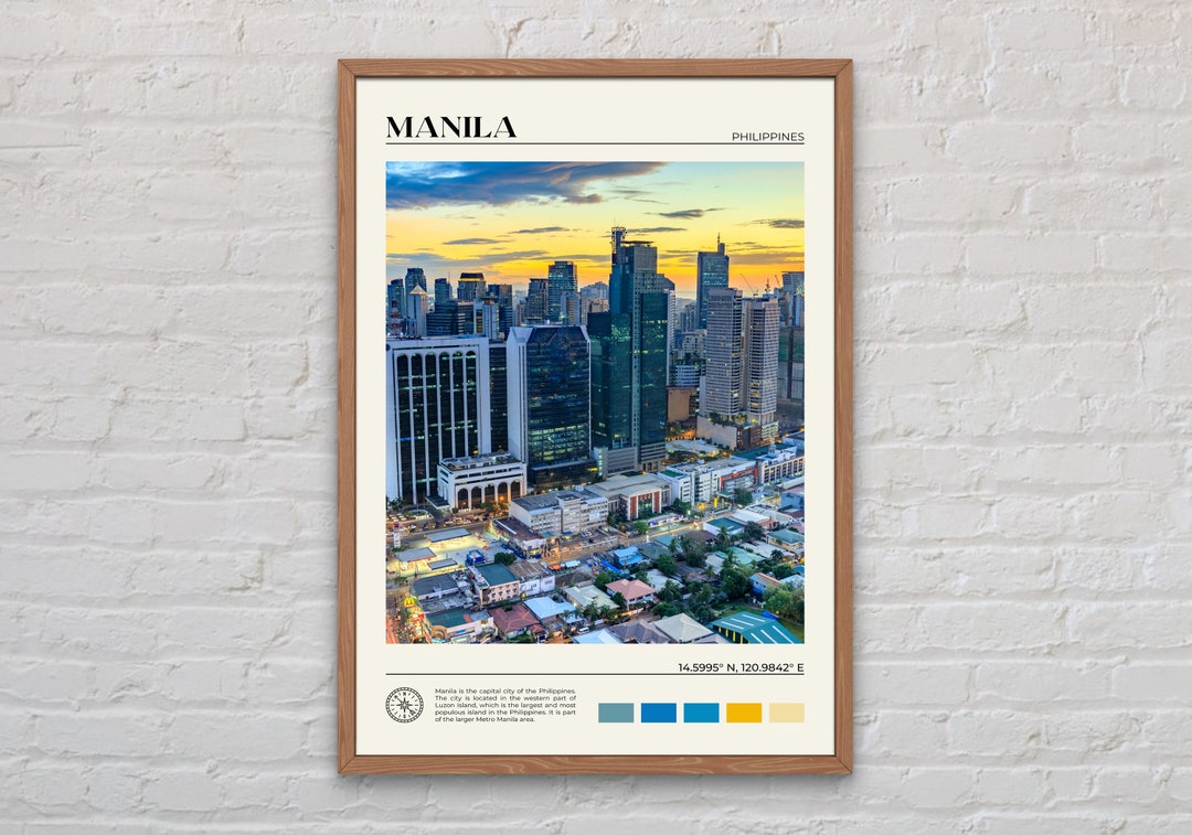 Real Photo, Manila Print, Manila Wall Art, Manila Poster, Manila Photo