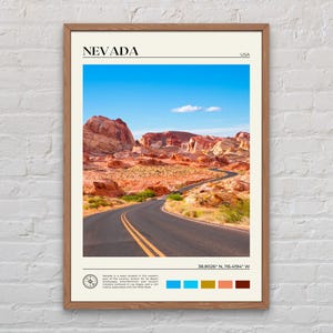 Real Photo, Nevada Print, Nevada Wall Art, Nevada Poster, Nevada Photo, Nevada Poster Print, Nevada Wall Decor, United States Poster