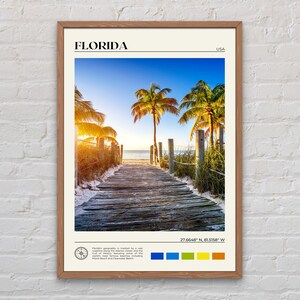 Echte foto, Florida Print, Florida Wall Art, Florida Poster, Florida Photo, Florida Poster Print, Florida Wall Decor, USA poster