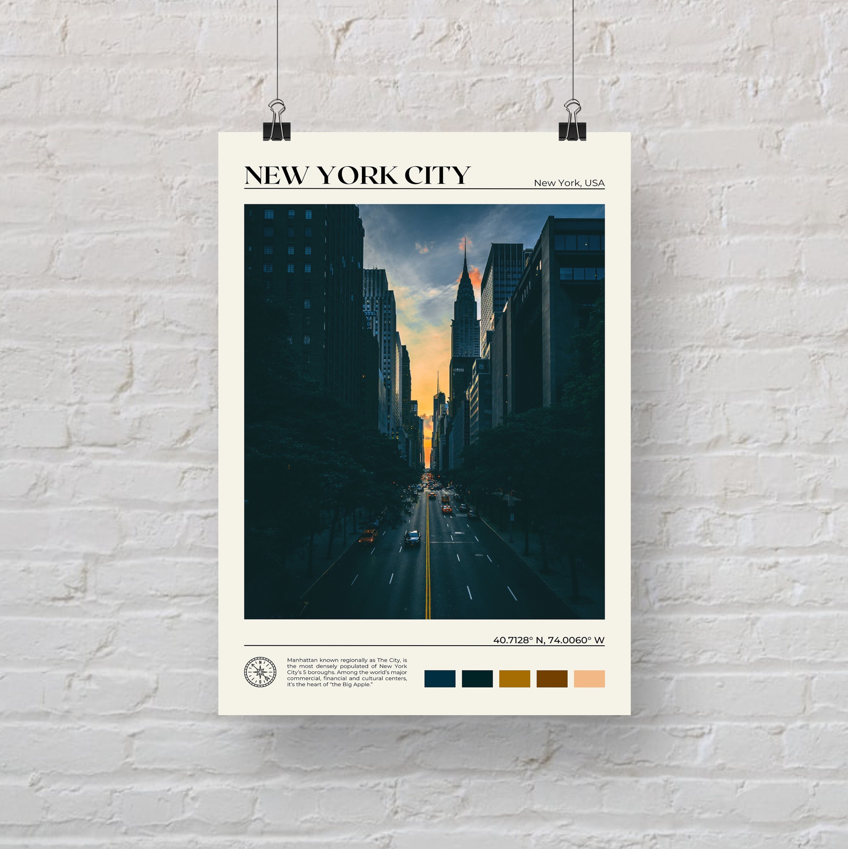 Discover New York City Print, New York City Wall Art, New York City Poster, New York City Photo, New York City Poster Print, Manhattan Posters