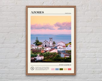 Real Photo, Azores Print, Azores Wall Art, Azores Poster, Azores Photo, Azores Poster Print, Azores Wall Decor, Portugal Poster Print