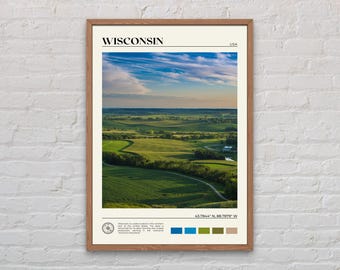 Real Photo, Wisconsin Print, Wisconsin Wall Art, Wisconsin Poster, Wisconsin Photo, Wisconsin Poster Print, Wisconsin Wall Decor, USA