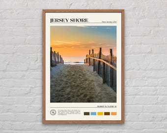 Real Photo, Jersey Shore Print, Jersey Shore Wall Art, Jersey Shore Poster, Jersey Shore Photo, Jersey Shore Wall Decor, USA Poster