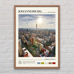 Echte foto, Johannesburg-afdruk, Johannesburg-kunst, Johannesburg-poster, Johannesburg-foto, Johannesburg-posterafdruk, Johannesburg-decor