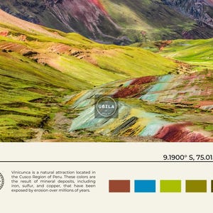 Foto real, Impresión de Perú, Arte mural de Perú, Póster de Perú, Foto de Perú, Impresión de póster de Perú, Decoración de pared de Perú, Impresión de póster de Sudamérica imagen 6