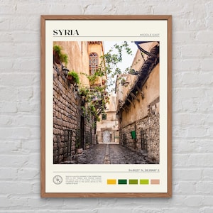 Echtes Foto, Syrien Print, Syrien Wandkunst, Syrien Poster, Syrien Foto, Syrien Poster Drucken, Syrien Wanddekor, Naher Osten Posterdruck