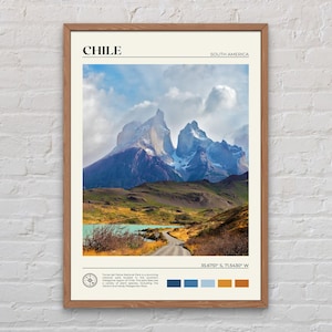 Real Photo, Chile Print, Chile Wall Art, Chile Poster, Chile Photo, Chile Poster Print, Chile Wall Decor, South America Poster Print