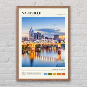 Real Photo, Nashville Print, Nashville Wall Art, Nashville Poster, Nashville Photo, Nashville Poster Print, Nashville Wall Decor image 1