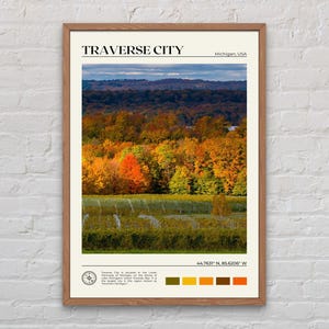 reales Foto, Traverse City Druck, Traverse City Wandkunst, Traverse City Poster, Traverse City Foto, Artenschutz-Wanddeko, USA Poster