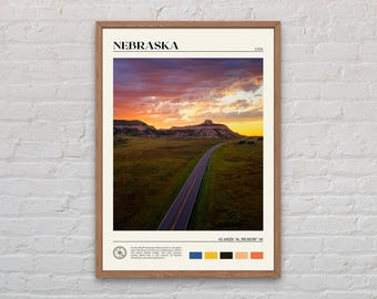 Real Photo, Nebraska Print, Nebraska Wall Art, Nebraska Poster, Nebraska Photo, Nebraska Poster Print, Nebraska Wall Decor, USA Print
