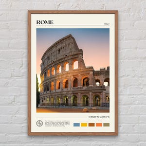 Real Photo, Rome Print, Rome Wall Art, Rome Poster, Rome Photo, Rome Poster Print, Rome Wall Decor, Roma Print, Italy Poster Print image 1