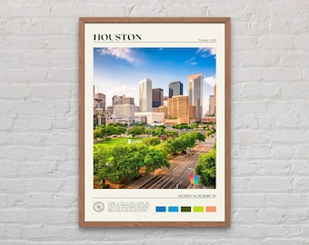 Real Photo, Houston Print, Houston Wall Art, Houston Poster, Houston Photo, Houston Poster Print, Houston Wall Decor, Texas Poster