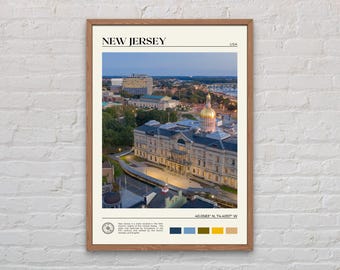 Echtes Foto, New Jersey Print, New Jersey Kunst, New Jersey Poster, New Jersey Foto, New Jersey Poster Print, New Jersey Decor, USA