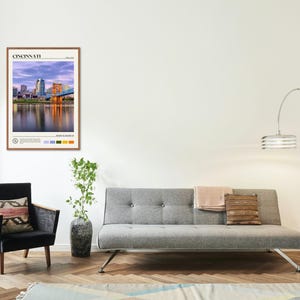 Real Photo, Cincinnati Print, Cincinnati Wall Art, Cincinnati Poster, Cincinnati Photo, Cincinnati Poster Print, Cincinnati Decor image 3