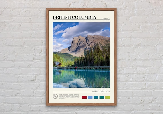 Real Photo, British Columbia Print, British Columbia Art, British Columbia Poster, British Columbia Photo, British Columbia Decor
